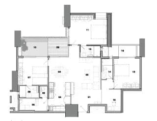 Sobha Sienna 2 BHK Apartment floor plan