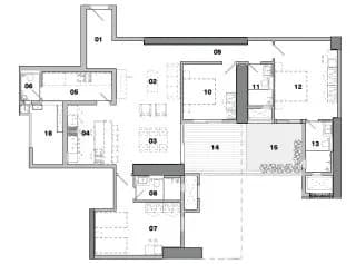 Sobha Sienna 4 BHK Apartment floor plan